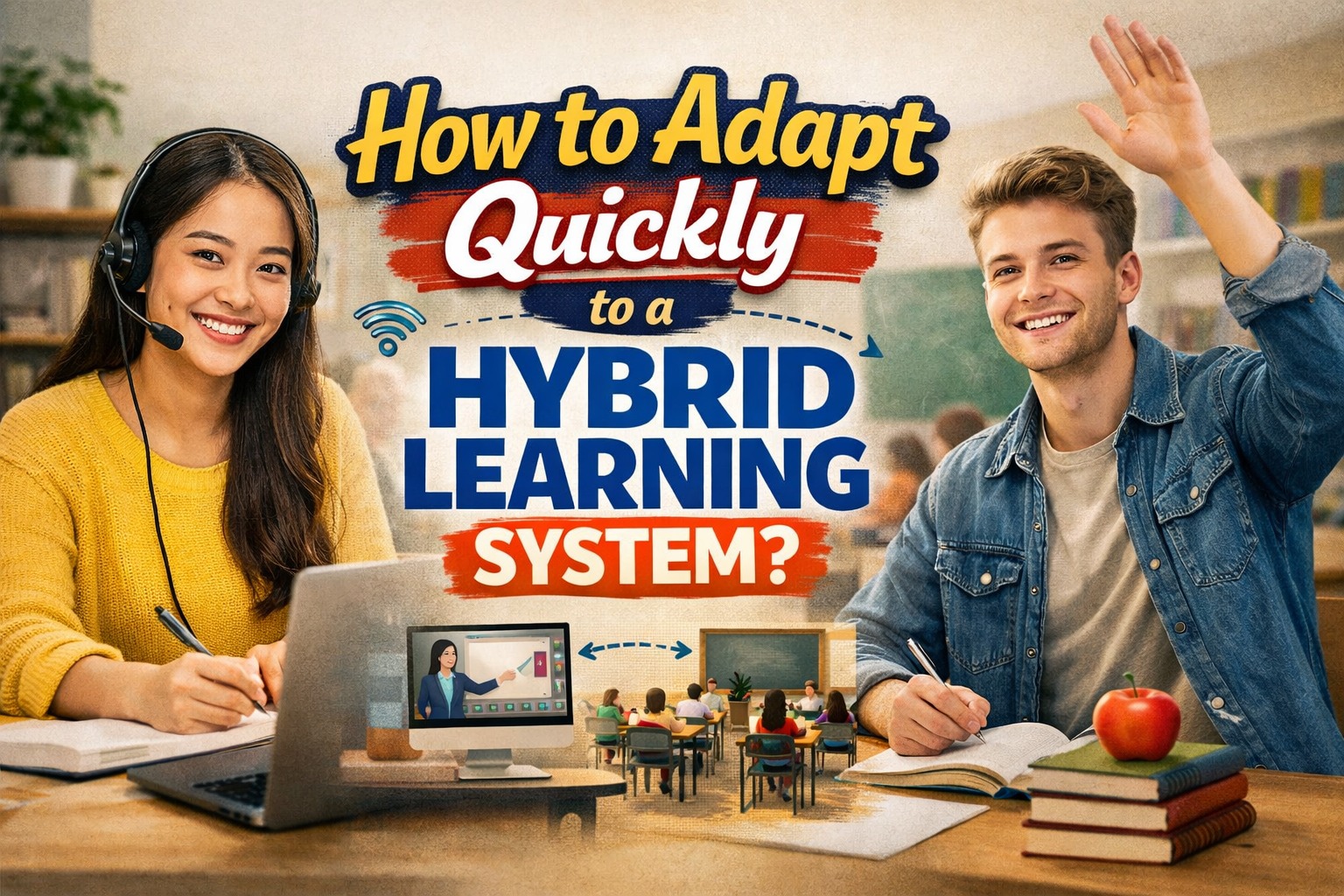 How to Adapt Quickly to a Hybrid Learning System?