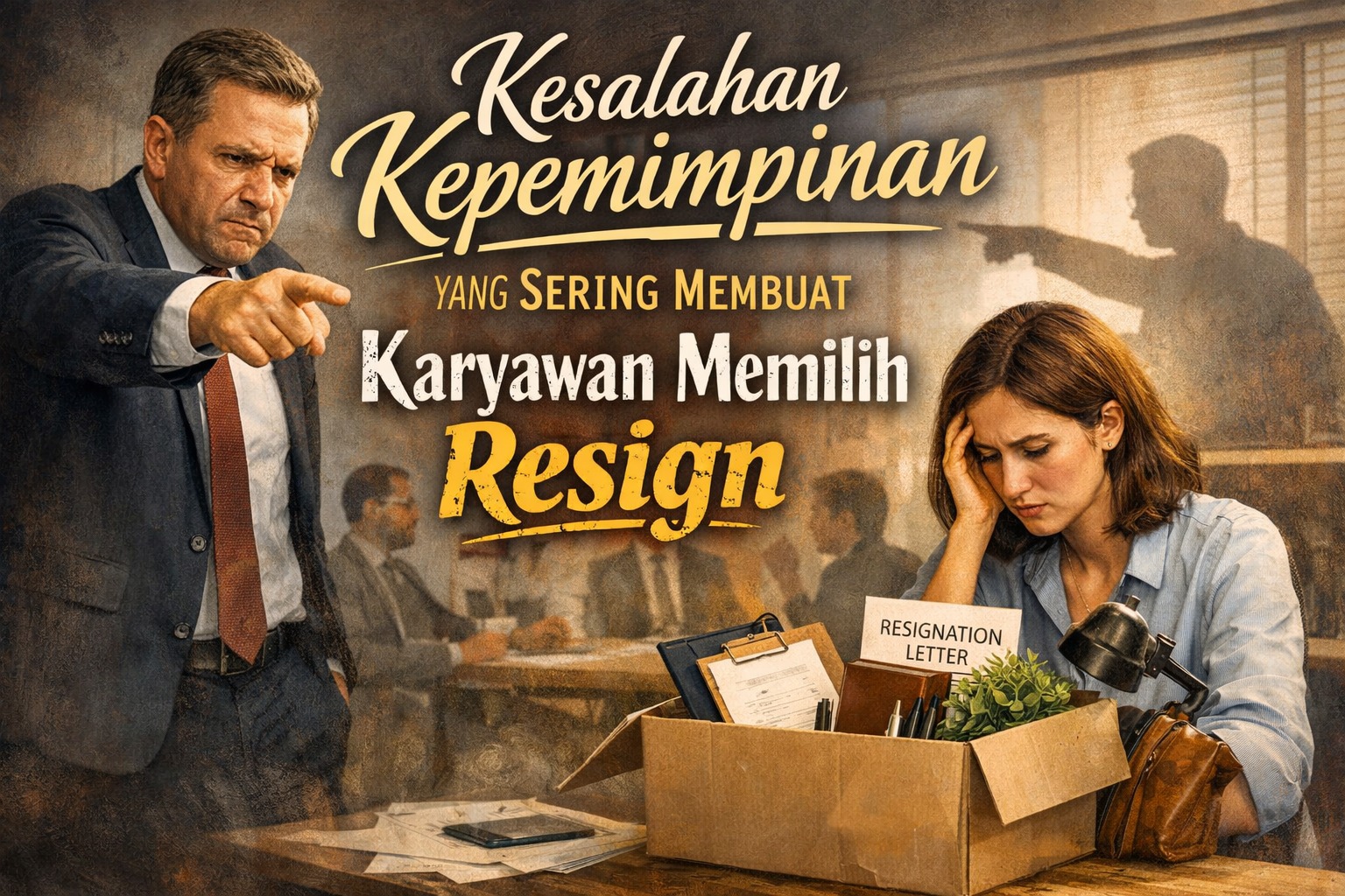 Kesalahan Kepemimpinan yang Sering Membuat Karyawan Memilih Resign