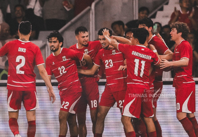 Timnas Indonesia Tundukkan Oman 3-0 di FIFA Matchday, Garuda Tampil Dominan di GBK