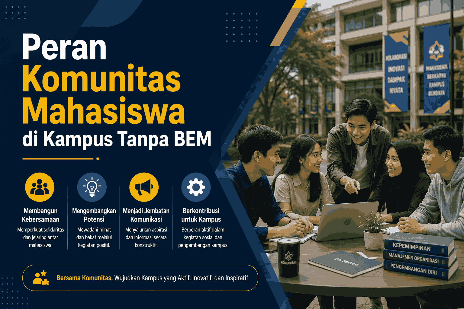 Peran Komunitas Mahasiswa di Kampus Tanpa BEM