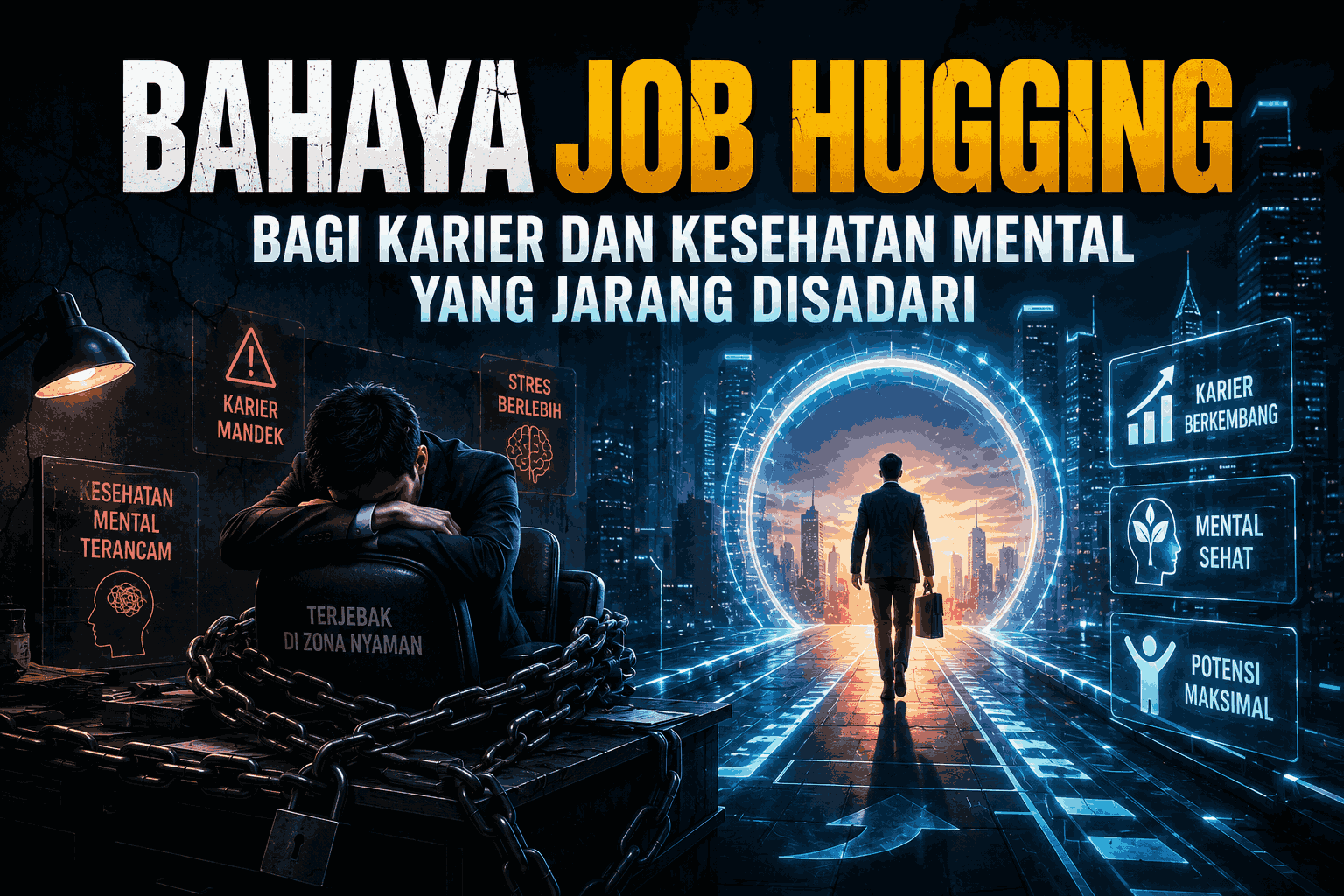 Bahaya Job Hugging bagi Karier dan Kesehatan Mental yang Jarang Disadari