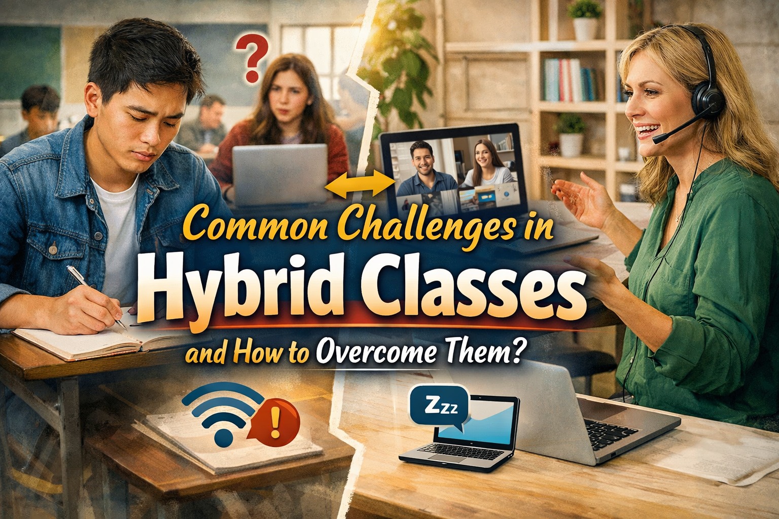 Common Challenges in Hybrid Classes and How to Overcome Them?