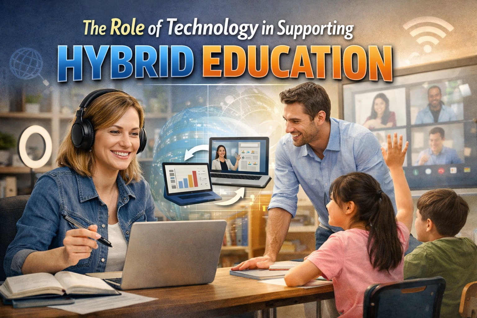 The Role of Technology in Supporting Hybrid Education