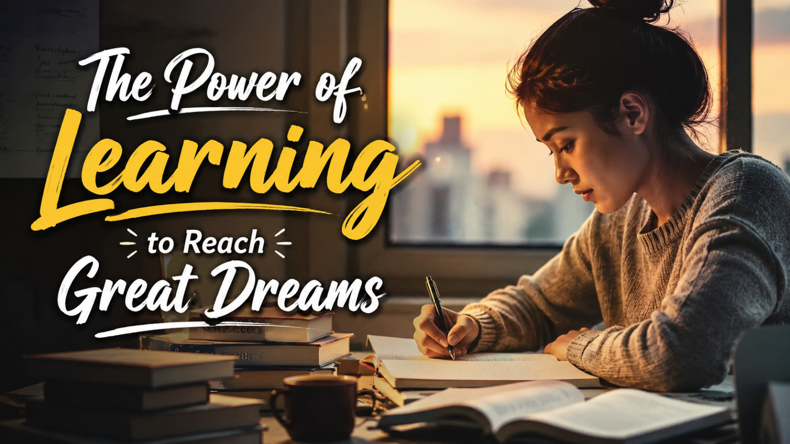 The Power Of Learning To Reach Great Dreams