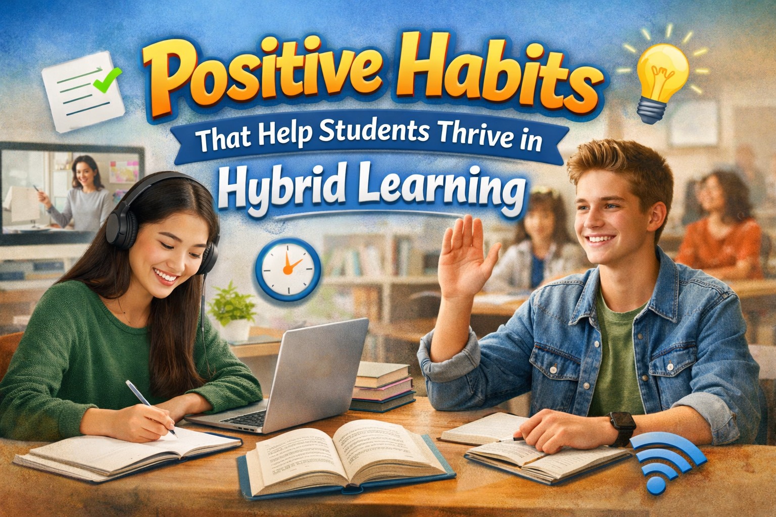 Positive Habits That Help Students Thrive in Hybrid Learning