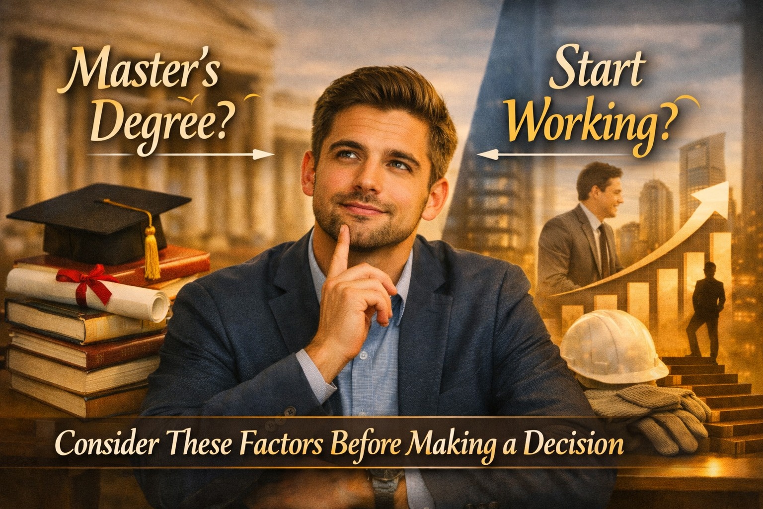 2. Master's Degree or Start Working? Consider These Factors Before Making a Decision
