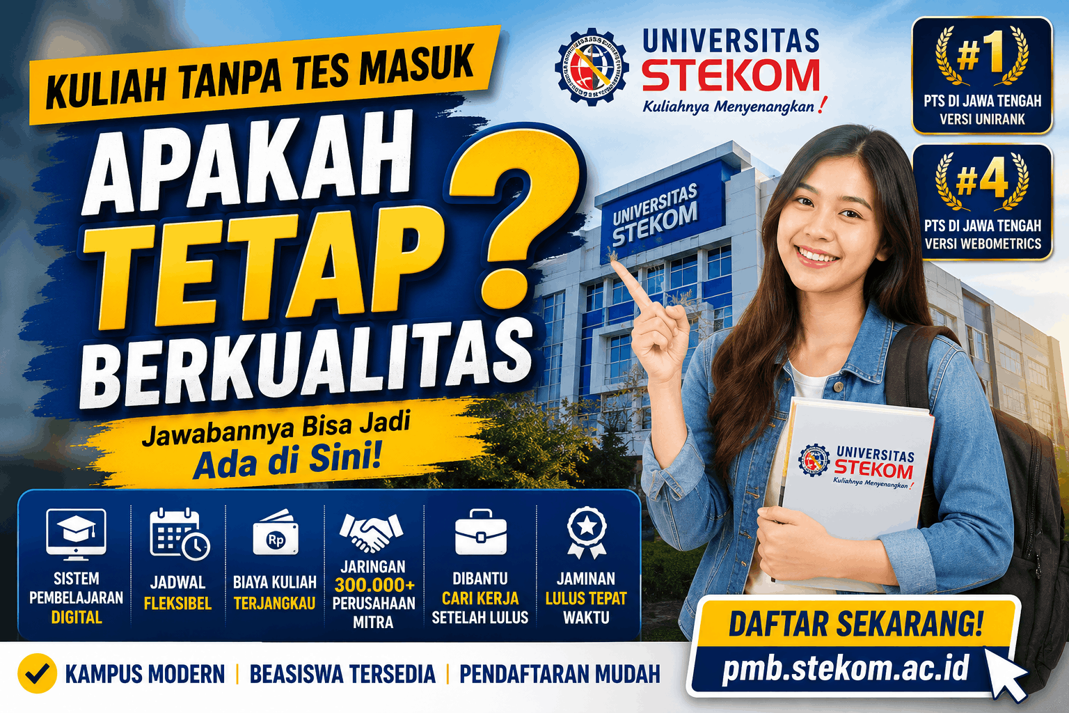 Kuliah Tanpa Tes Masuk, Apakah Tetap Berkualitas