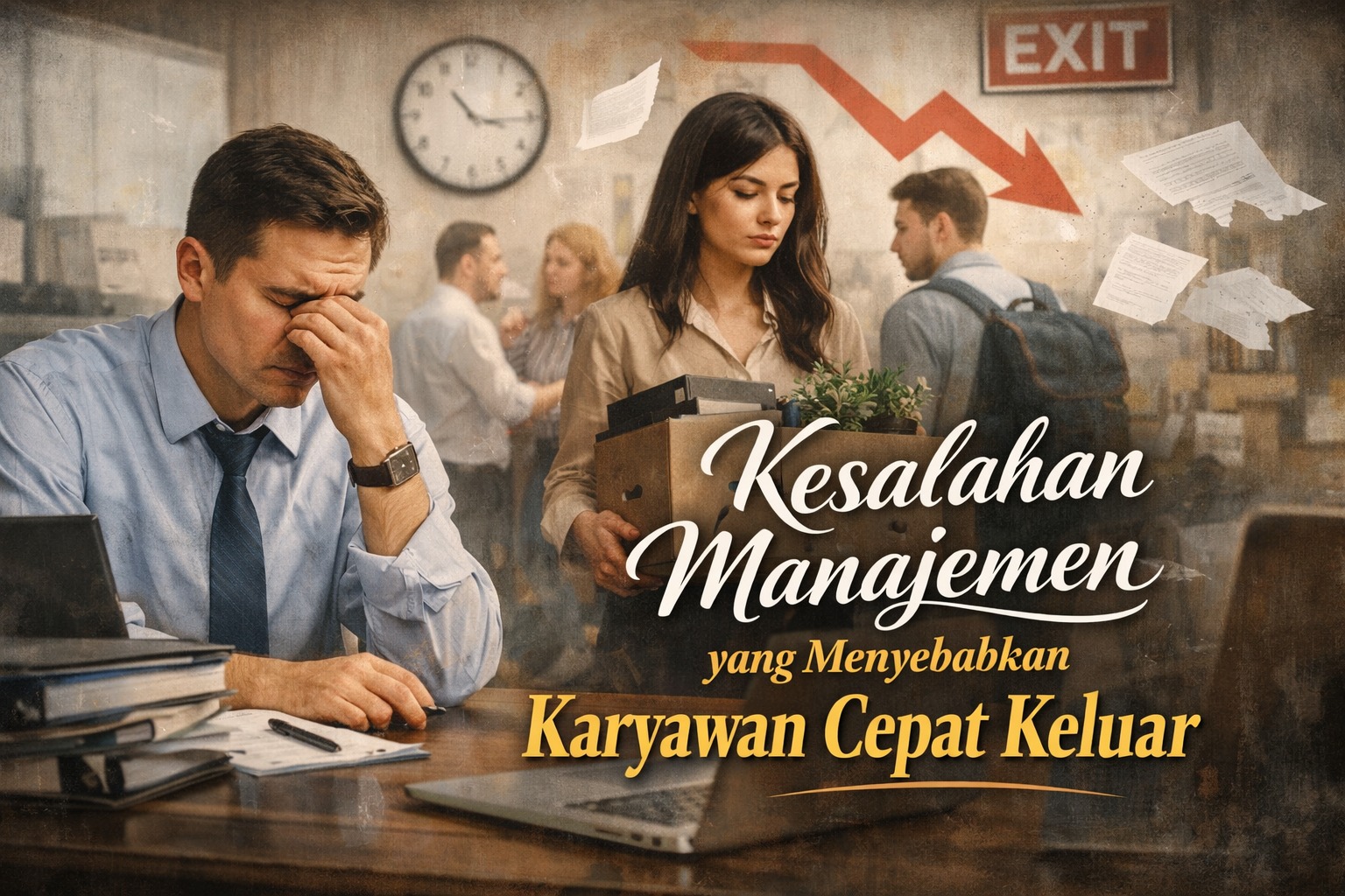 Kesalahan Manajemen yang Menyebabkan Karyawan Cepat Keluar