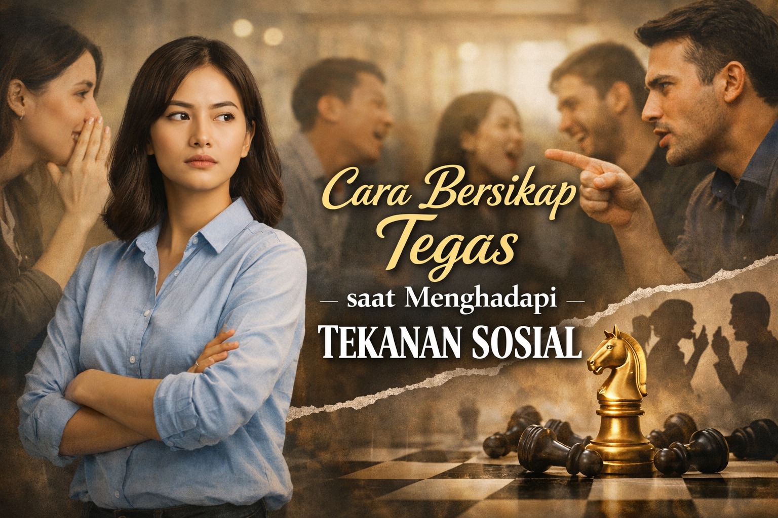 Cara Bersikap Tegas saat Menghadapi Tekanan Sosial