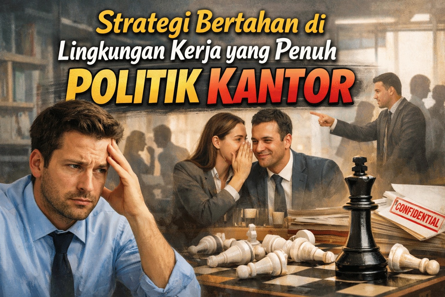 Strategi Bertahan di Lingkungan Kerja yang Penuh Politik Kantor