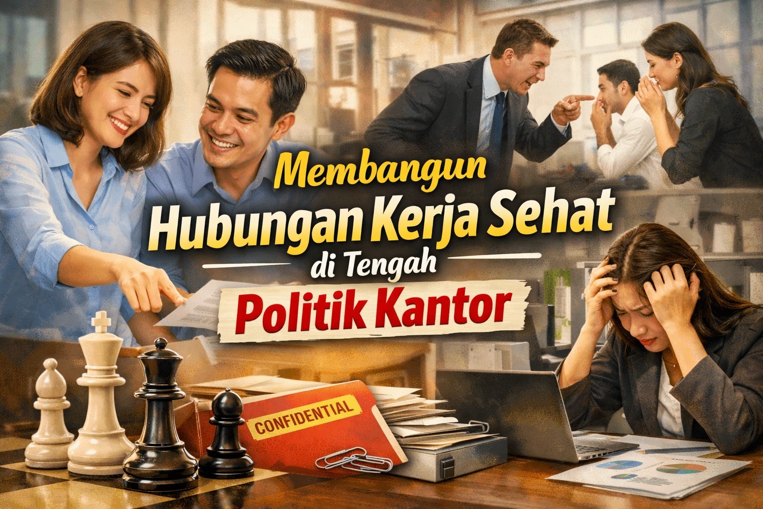 Membangun Hubungan Kerja Sehat di Tengah Politik Kantor