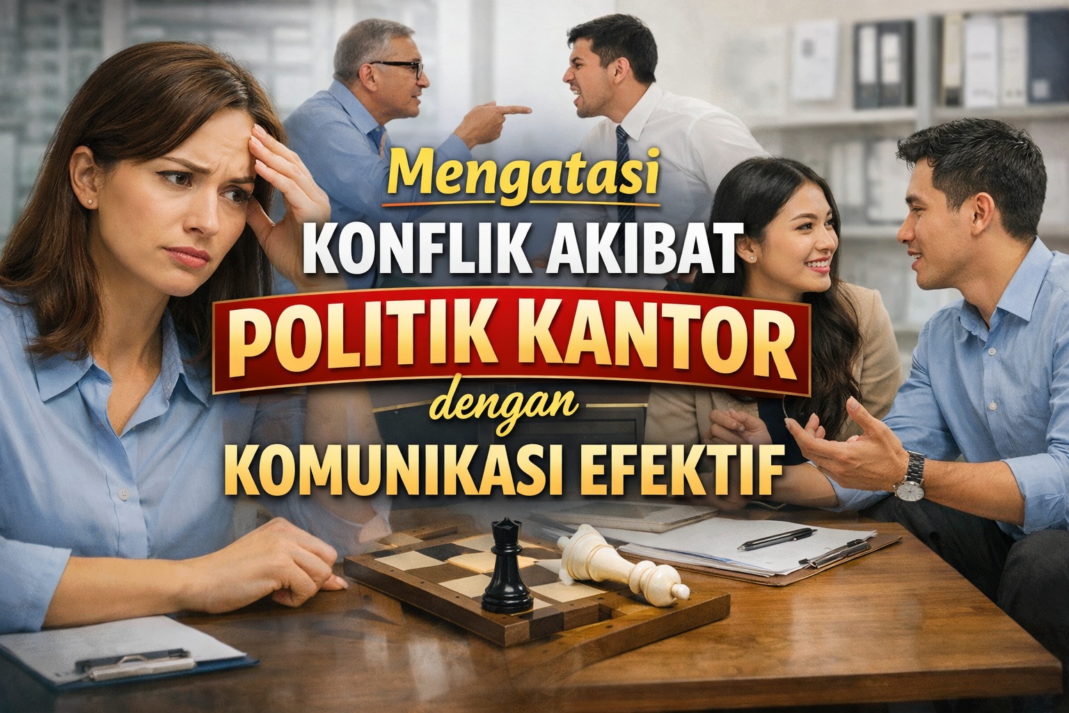 Mengatasi Konflik Akibat Politik Kantor dengan Komunikasi EfektifMengatasi Konflik Akibat Politik Kantor dengan Komunikasi Efektif