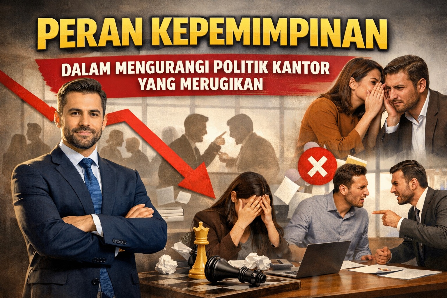 Peran Kepemimpinan dalam Mengurangi Politik Kantor yang Merugikan
