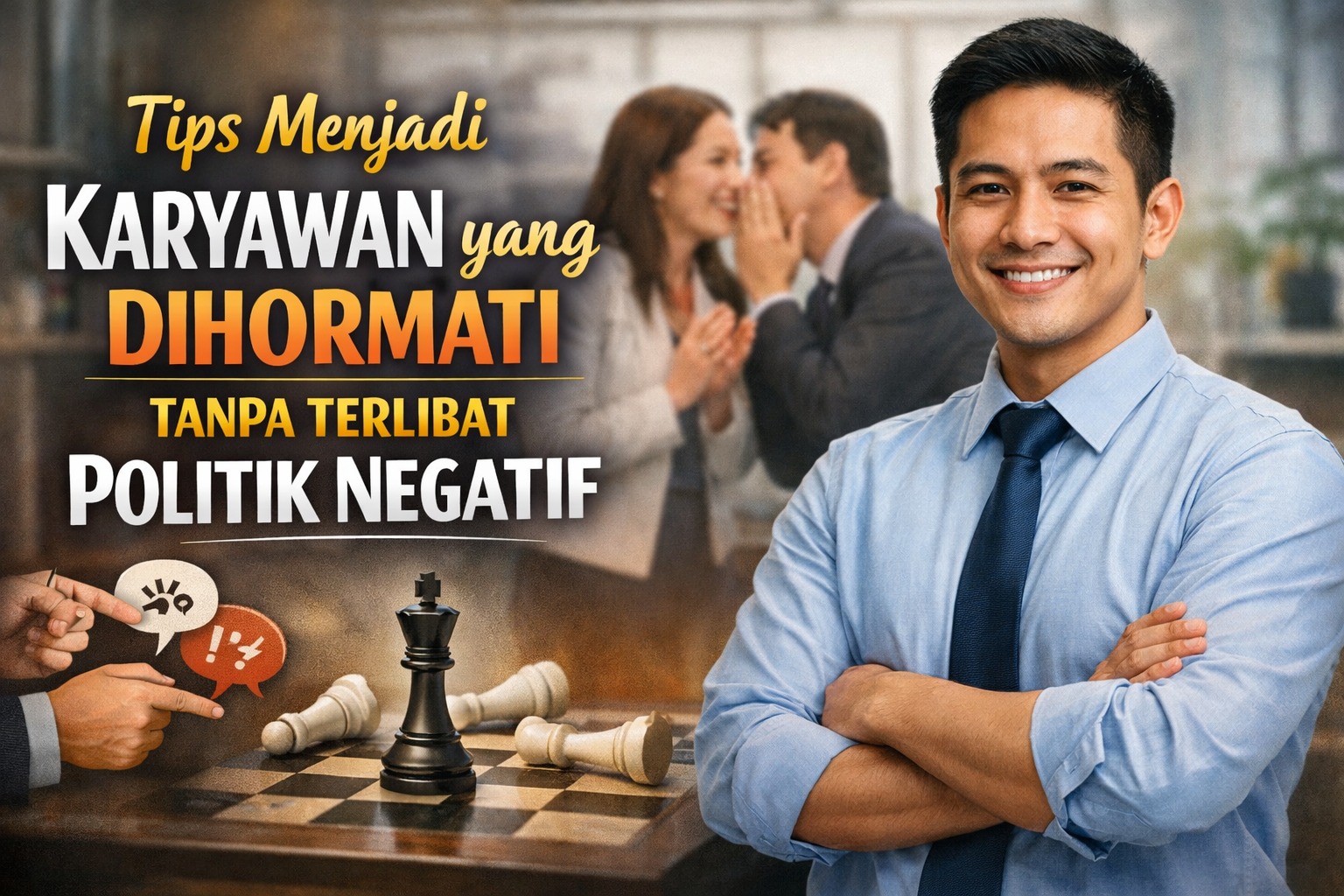 Tips Menjadi Karyawan yang Dihormati Tanpa Terlibat Politik Negatif