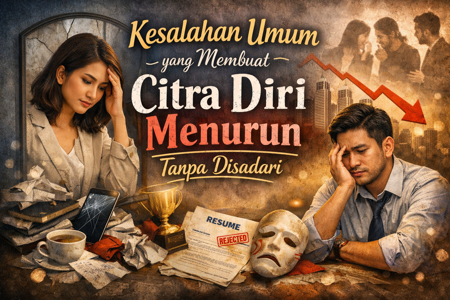Kesalahan Umum yang Membuat Citra Diri Menurun Tanpa Disadari