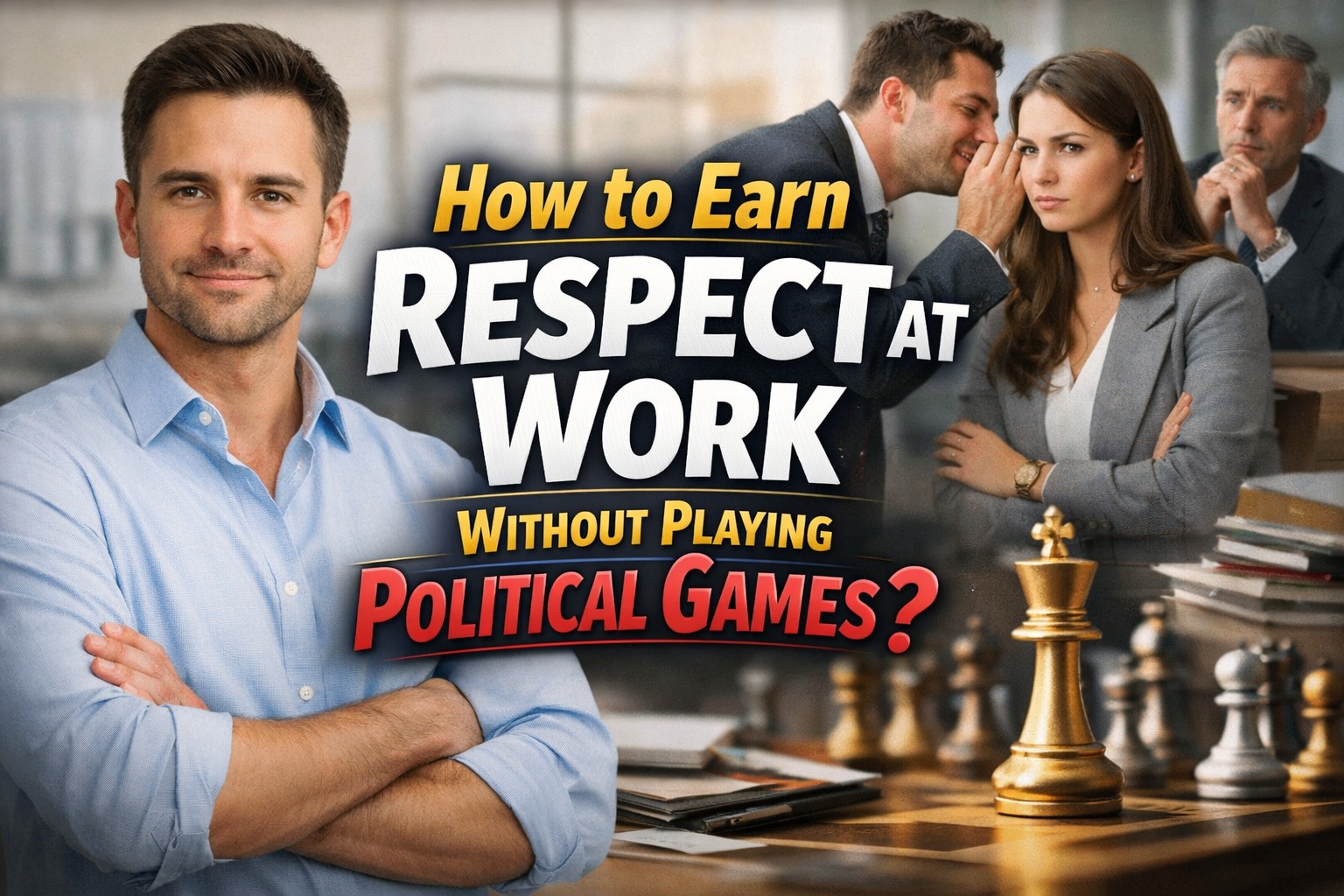 How to Earn Respect at Work Without Playing Political Games?