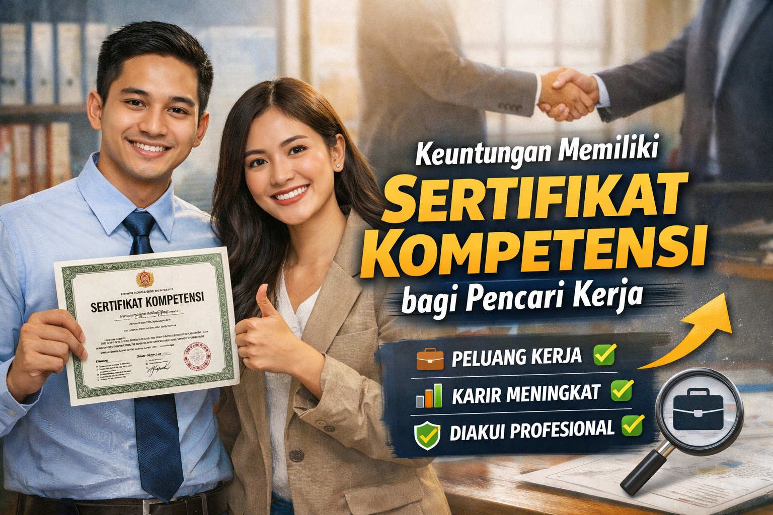 Keuntungan Memiliki Sertifikat Kompetensi bagi Pencari Kerja