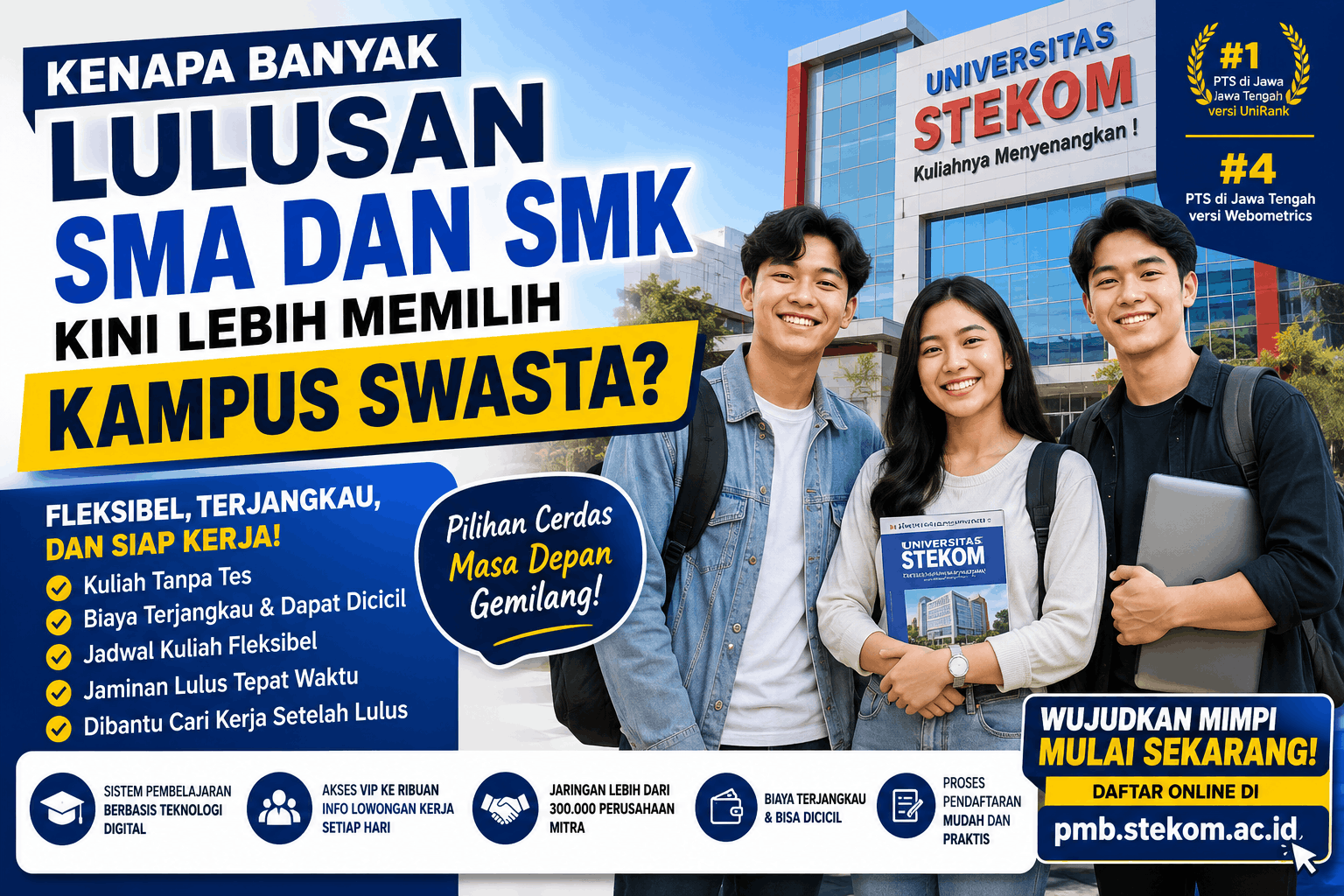 Kenapa Banyak Lulusan SMA dan SMK Kini Lebih Memilih Kampus Swasta