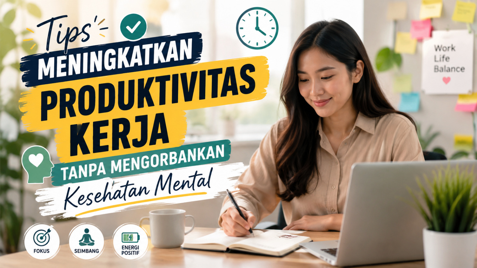 Tips Meningkatkan Produktivitas Kerja Tanpa Mengorbankan Kesehatan Mental