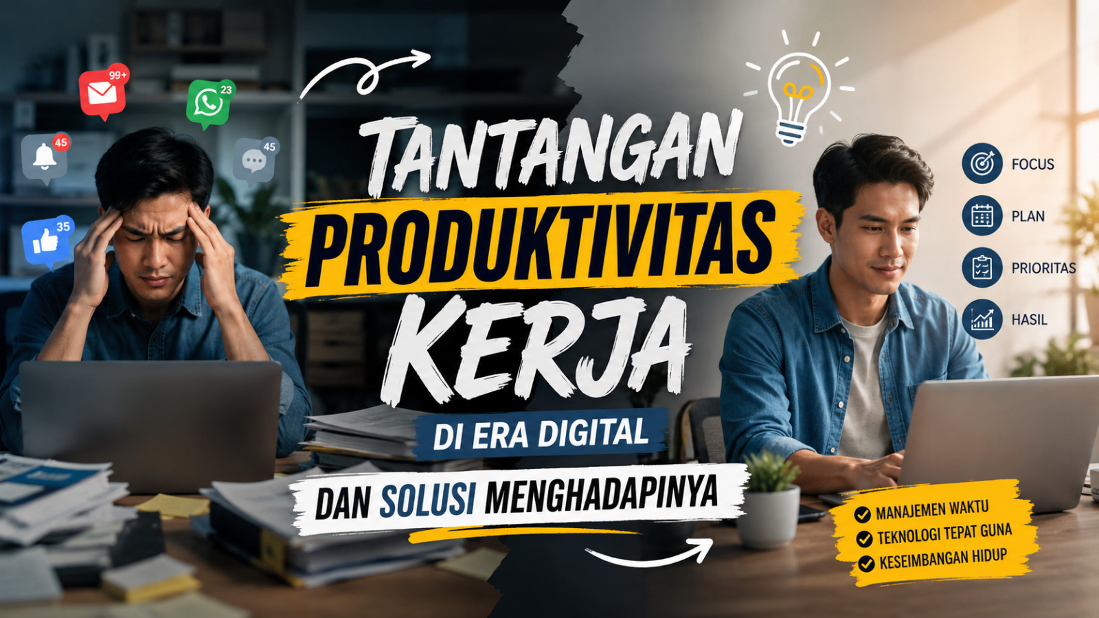 Tantangan Produktivitas Kerja Di Era Digital Dan Solusi Menghadapinya