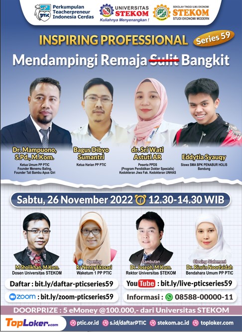 INSPIRING PROFESSIONAL Mendampingi Remaja Sulit Bangkit