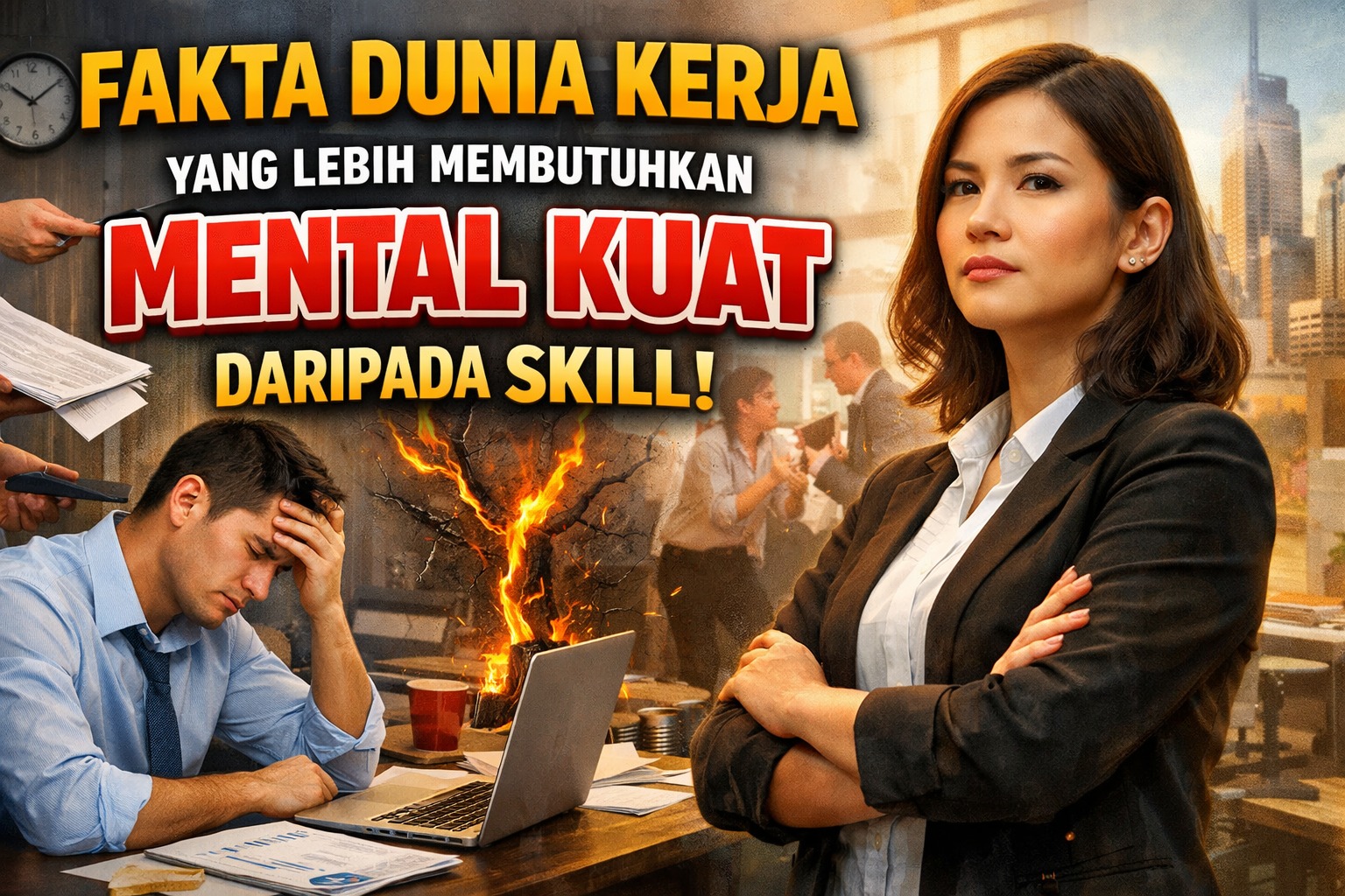 Fakta Dunia Kerja yang Lebih Membutuhkan Mental Kuat daripada Skill