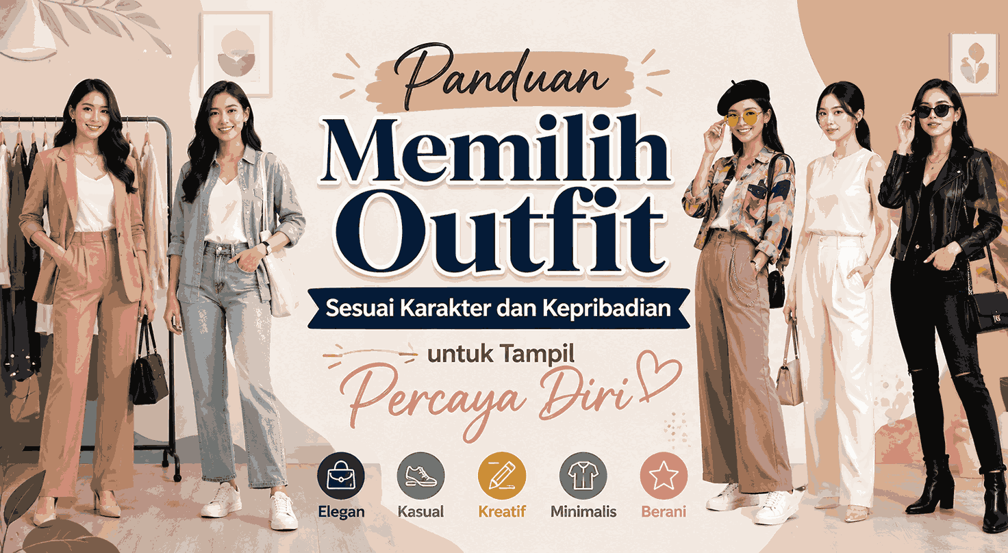 Panduan Memilih Outfit Sesuai Karakter dan Kepribadian untuk Tampil Percaya Diri