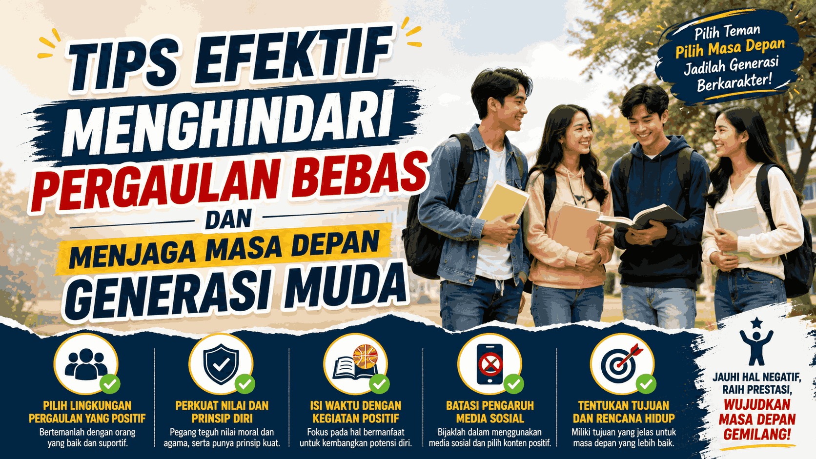 Tips Efektif Menghindari Pergaulan Bebas dan Menjaga Masa Depan Generasi Muda