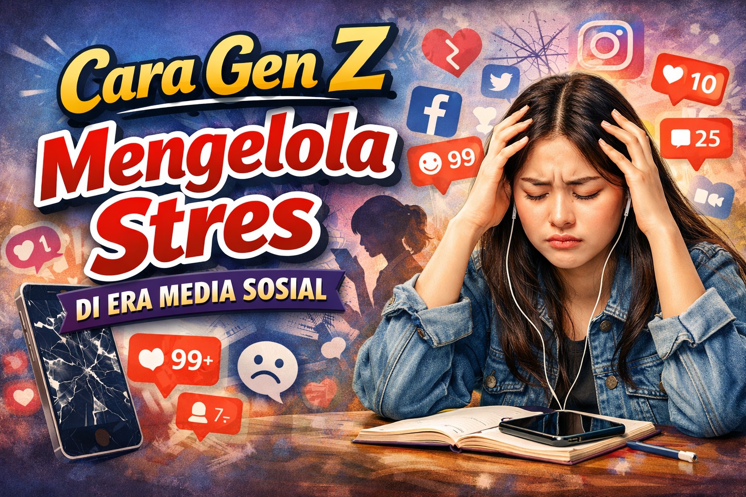 Cara Gen Z Mengelola Stres di Era Media Sosial
