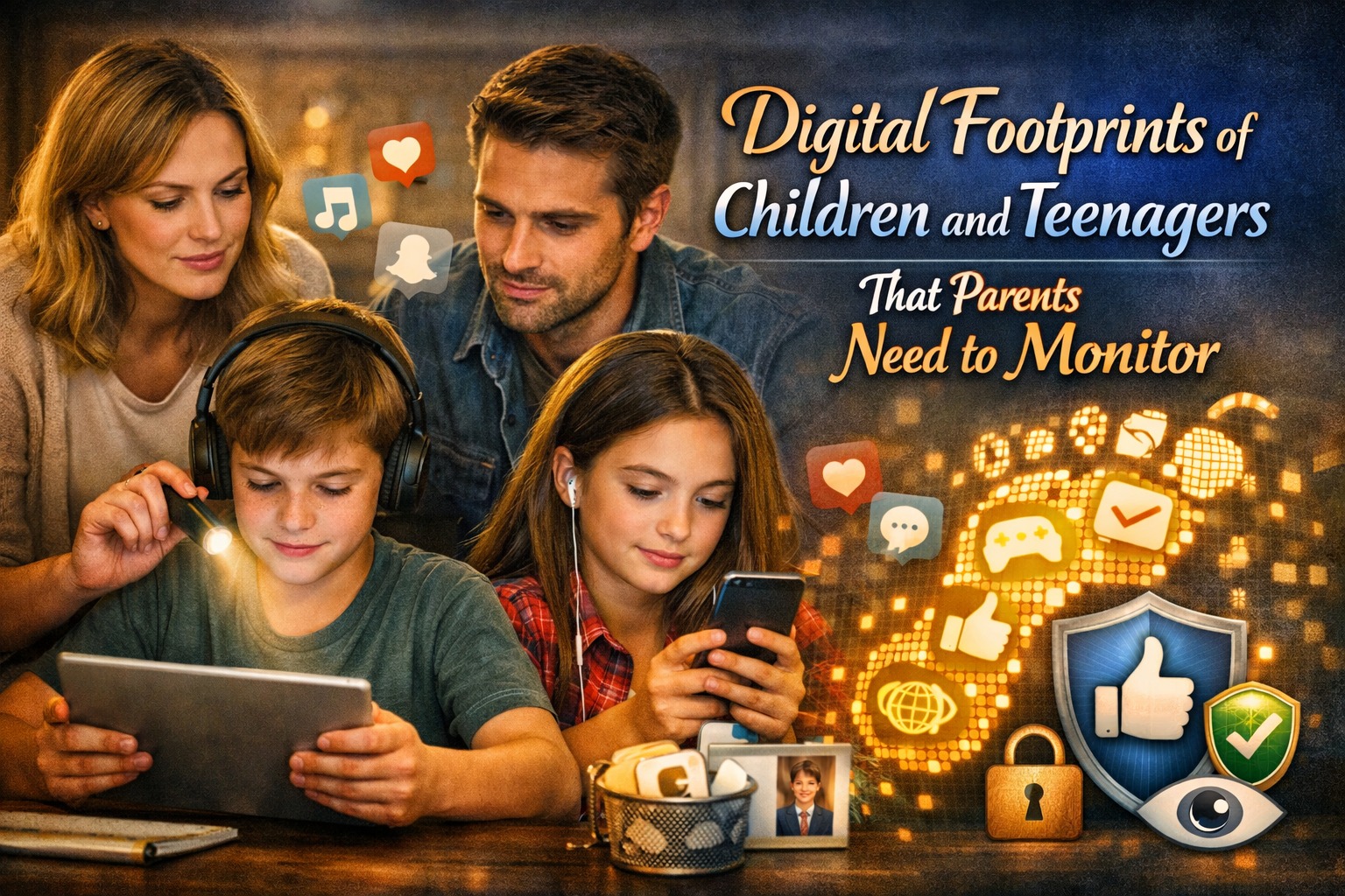 Digital Footprints of Children and Teenagers That Parents Need to Monitor