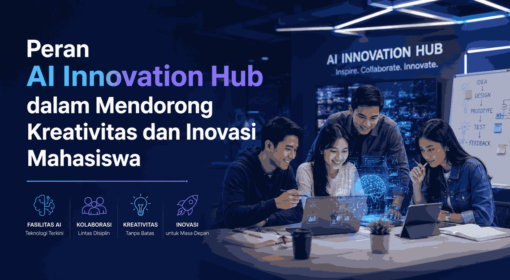 Peran AI Innovation Hub dalam Mendorong Kreativitas dan Inovasi Mahasiswa