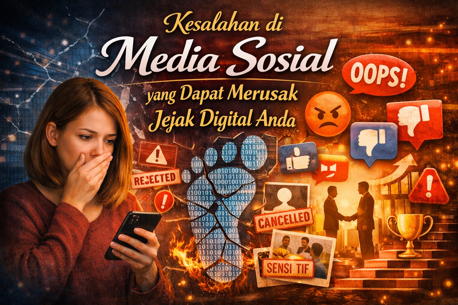 Kesalahan di Media Sosial yang Dapat Merusak Jejak Digital Anda