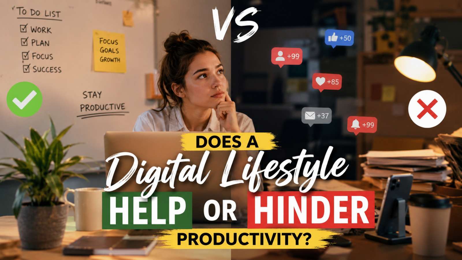 Does A Digital Lifestyle Help Or Hinder Productivity?