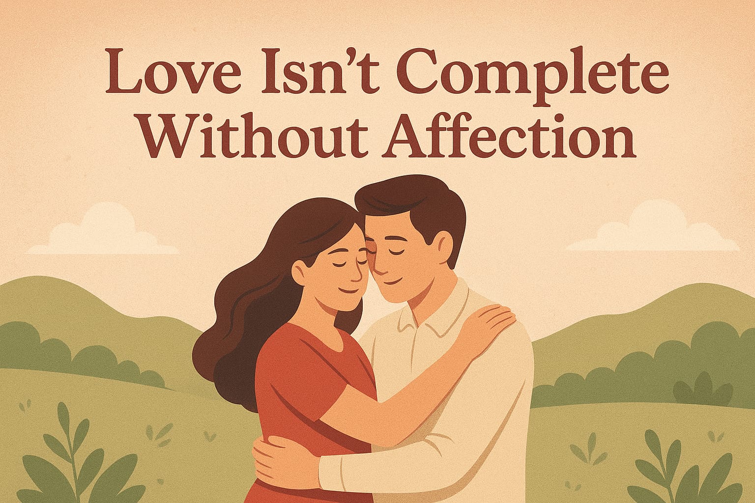 "Love Isn't Complete Without Affection."