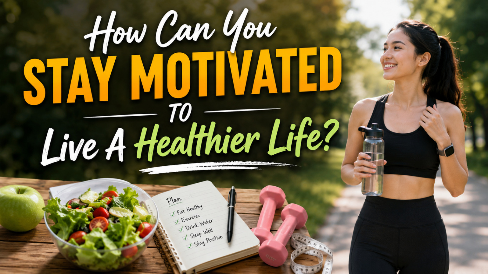How Can You Stay Motivated To Live A Healthier Life?