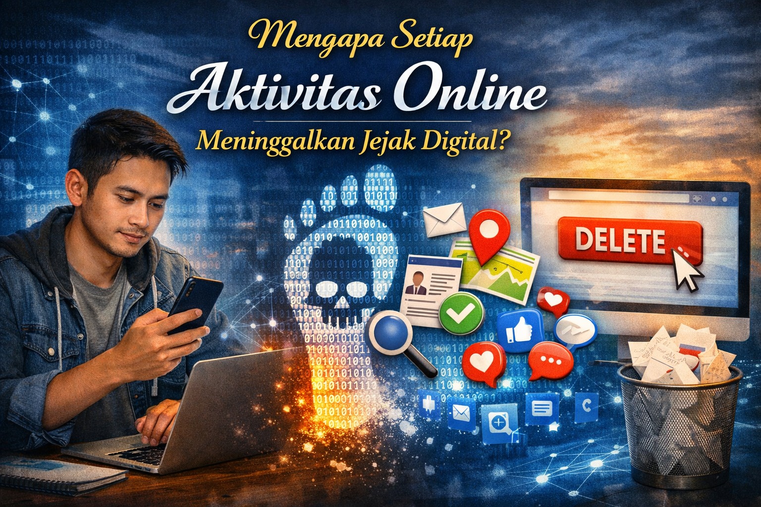 Mengapa Setiap Aktivitas Online Meninggalkan Jejak Digital?