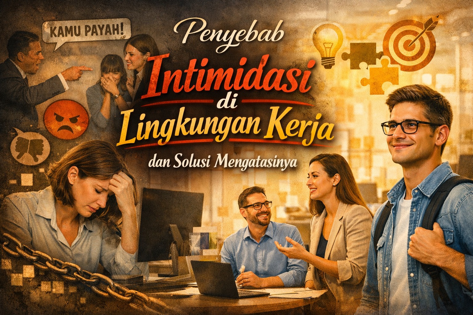 Penyebab Intimidasi di Lingkungan Kerja dan Solusi Mengatasinya