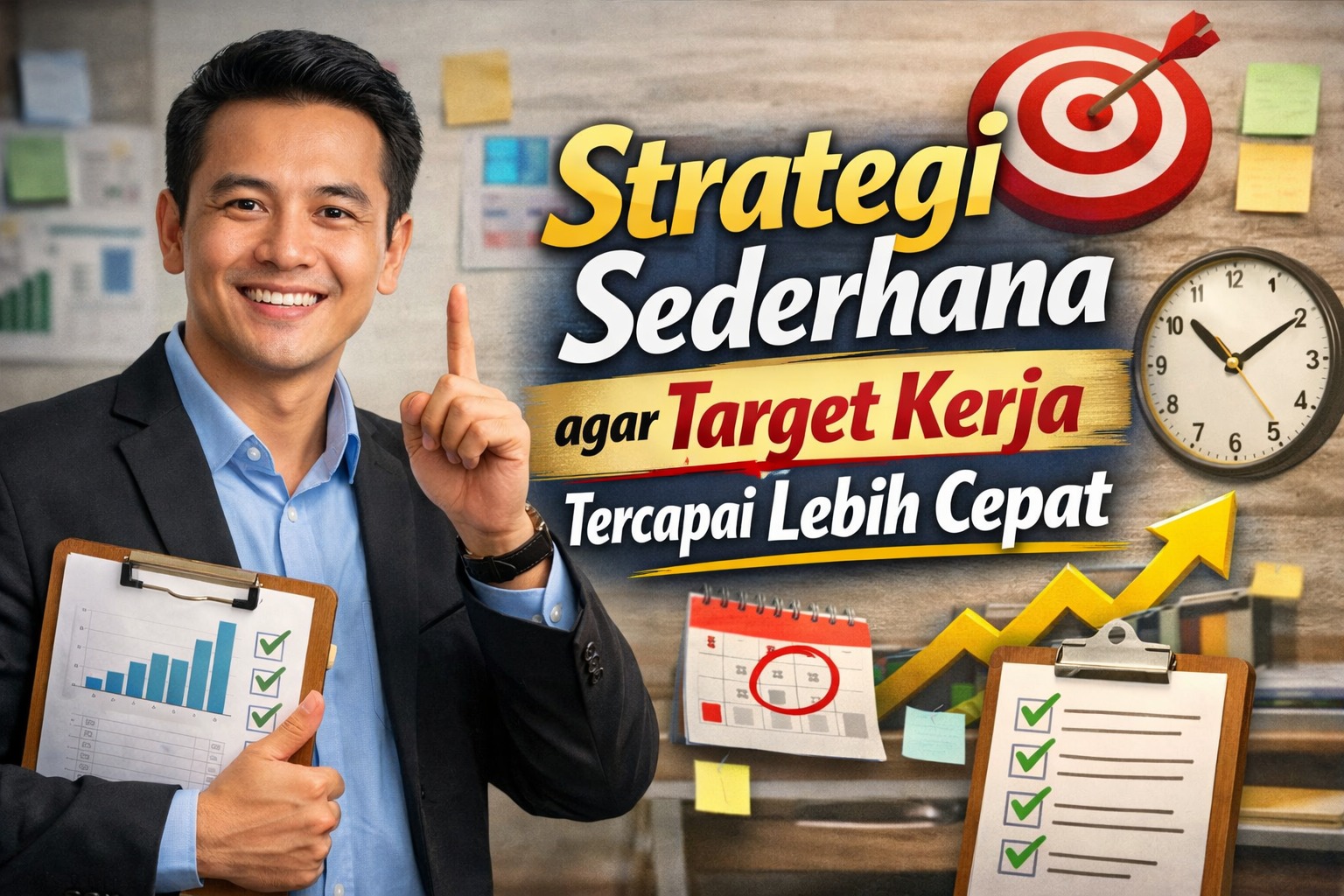 Strategi Sederhana agar Target Kerja Tercapai Lebih Cepat