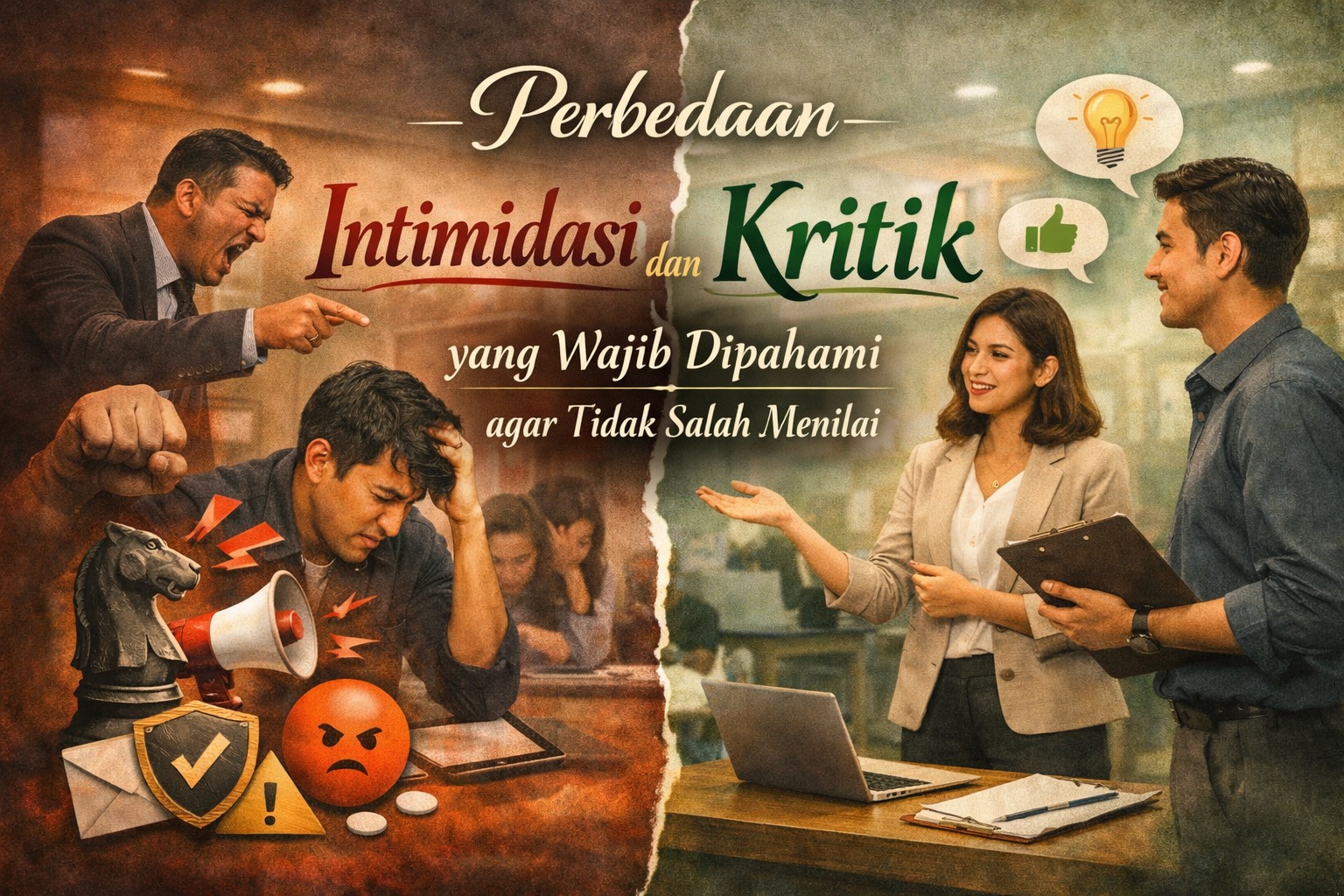 Perbedaan Intimidasi dan Kritik yang Wajib Dipahami agar Tidak Salah Menilai