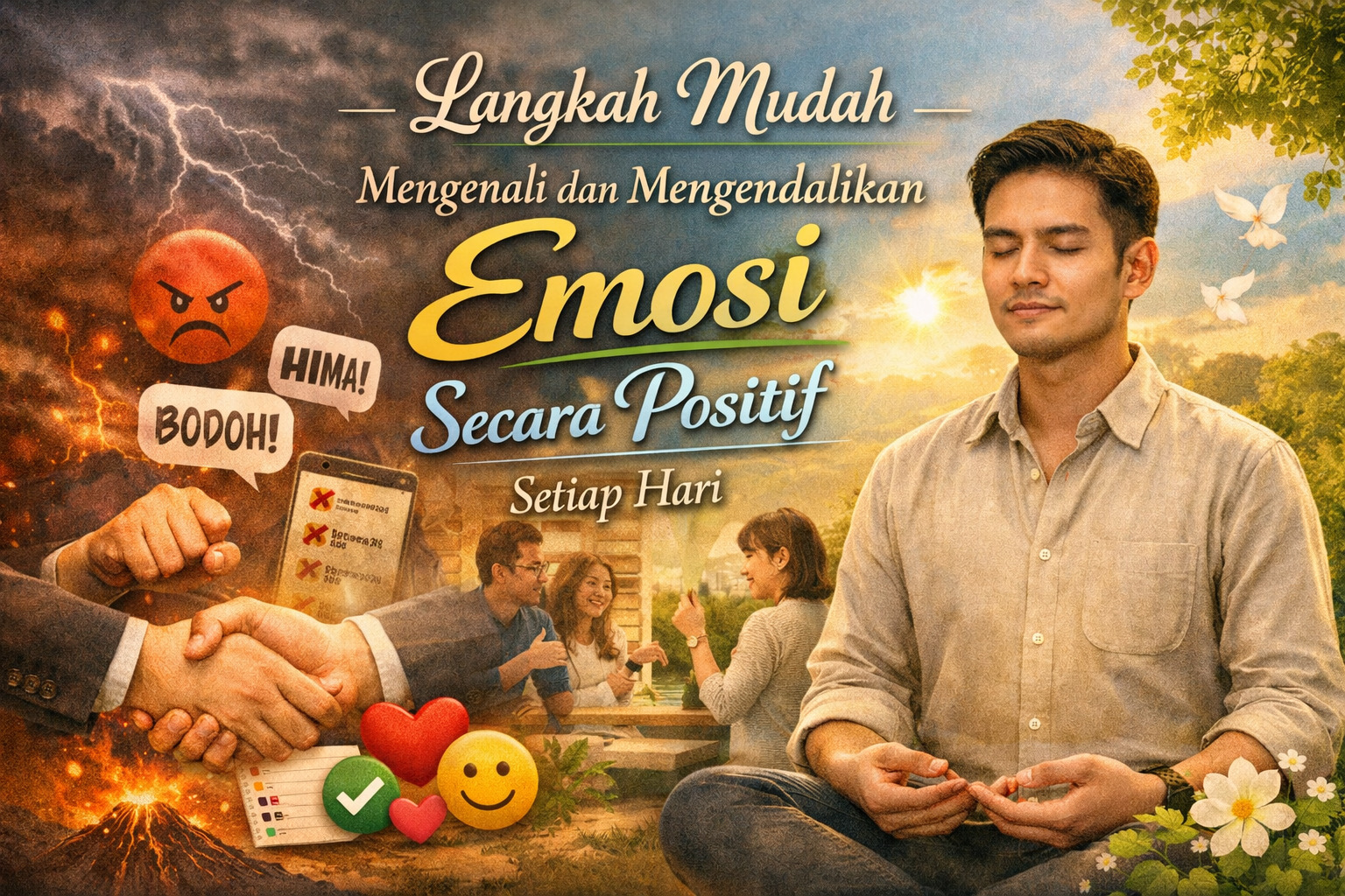Langkah Mudah Mengenali dan Mengendalikan Emosi Secara Positif Setiap Hari