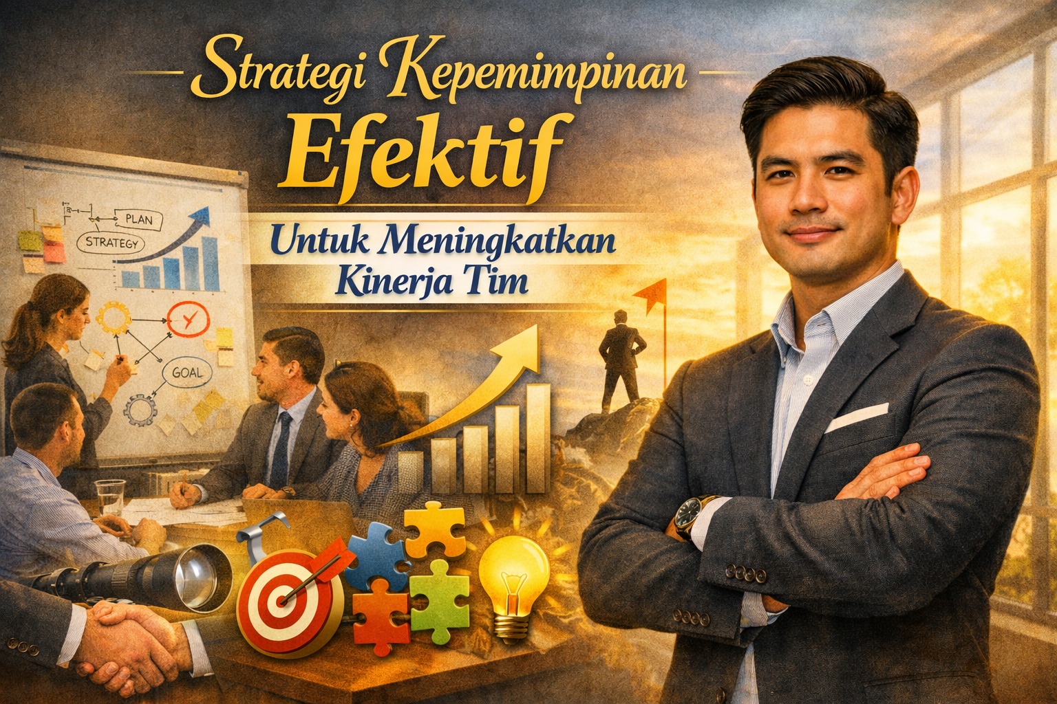 Strategi Kepemimpinan Efektif Untuk Meningkatkan Kinerja Tim