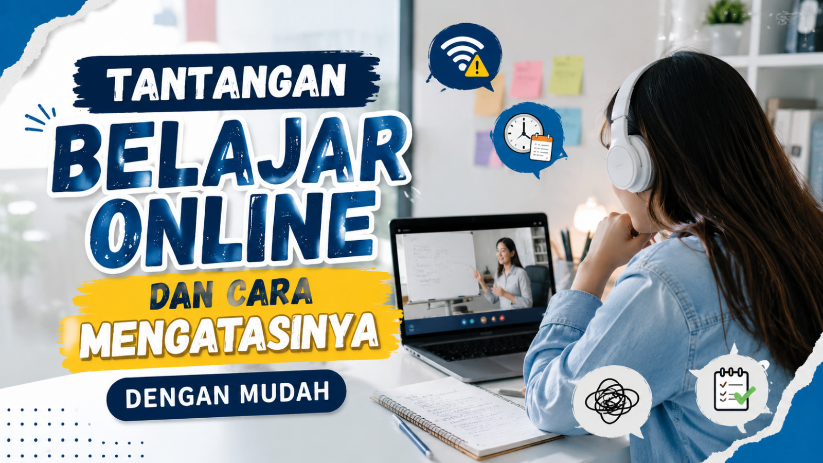 Tantangan Belajar Online dan Cara Mengatasinya dengan Mudah