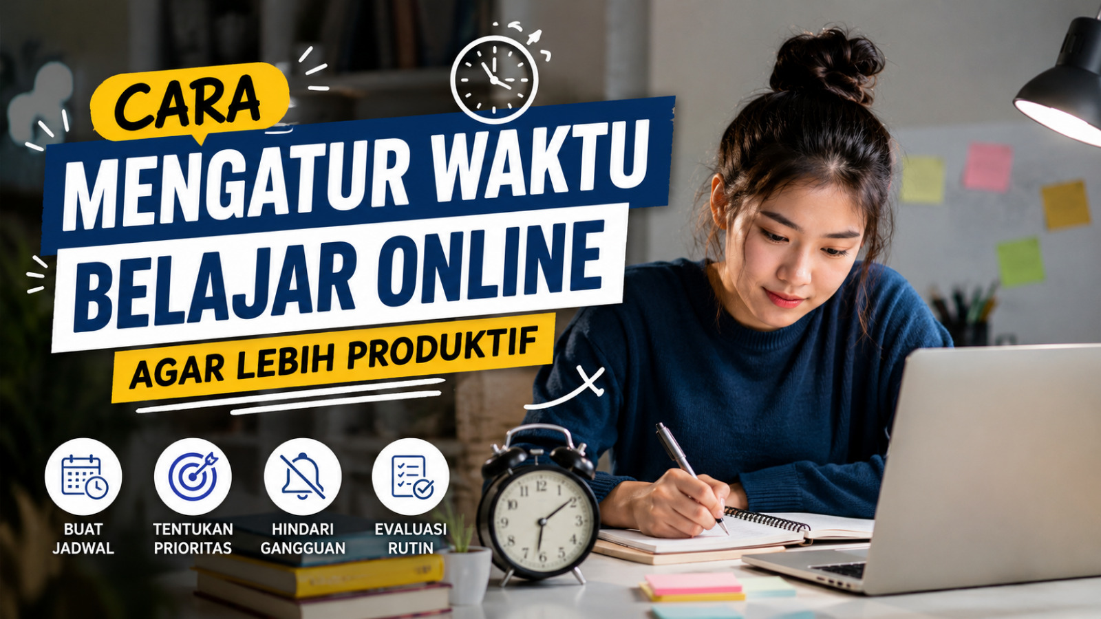 Cara Mengatur Waktu Belajar Online Agar Lebih Produktif