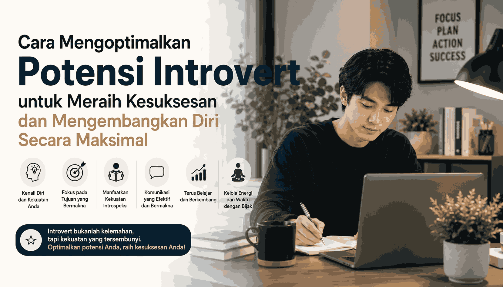 Cara Mengoptimalkan Potensi Introvert untuk Meraih Kesuksesan dan Mengembangkan Diri Secara Maksimal