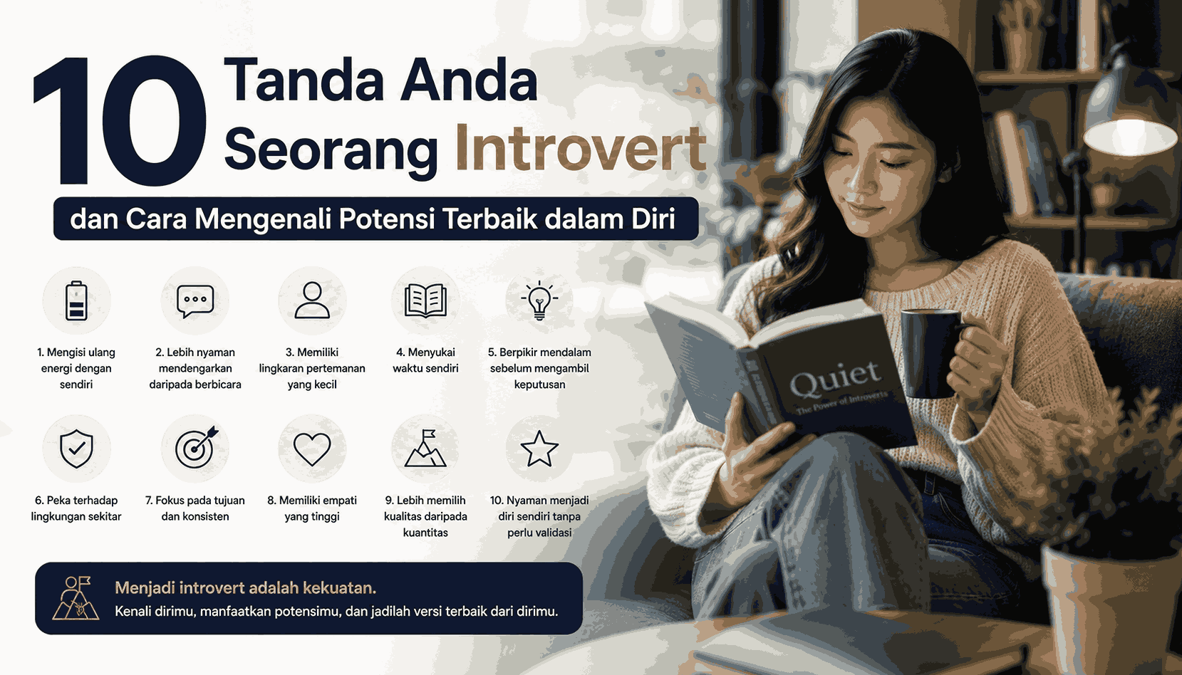 10 Tanda Anda Seorang Introvert dan Cara Mengenali Potensi Terbaik dalam Diri