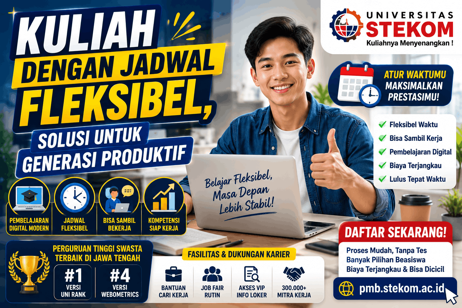 Kuliah dengan Jadwal Fleksibel, Solusi untuk Generasi Produktif