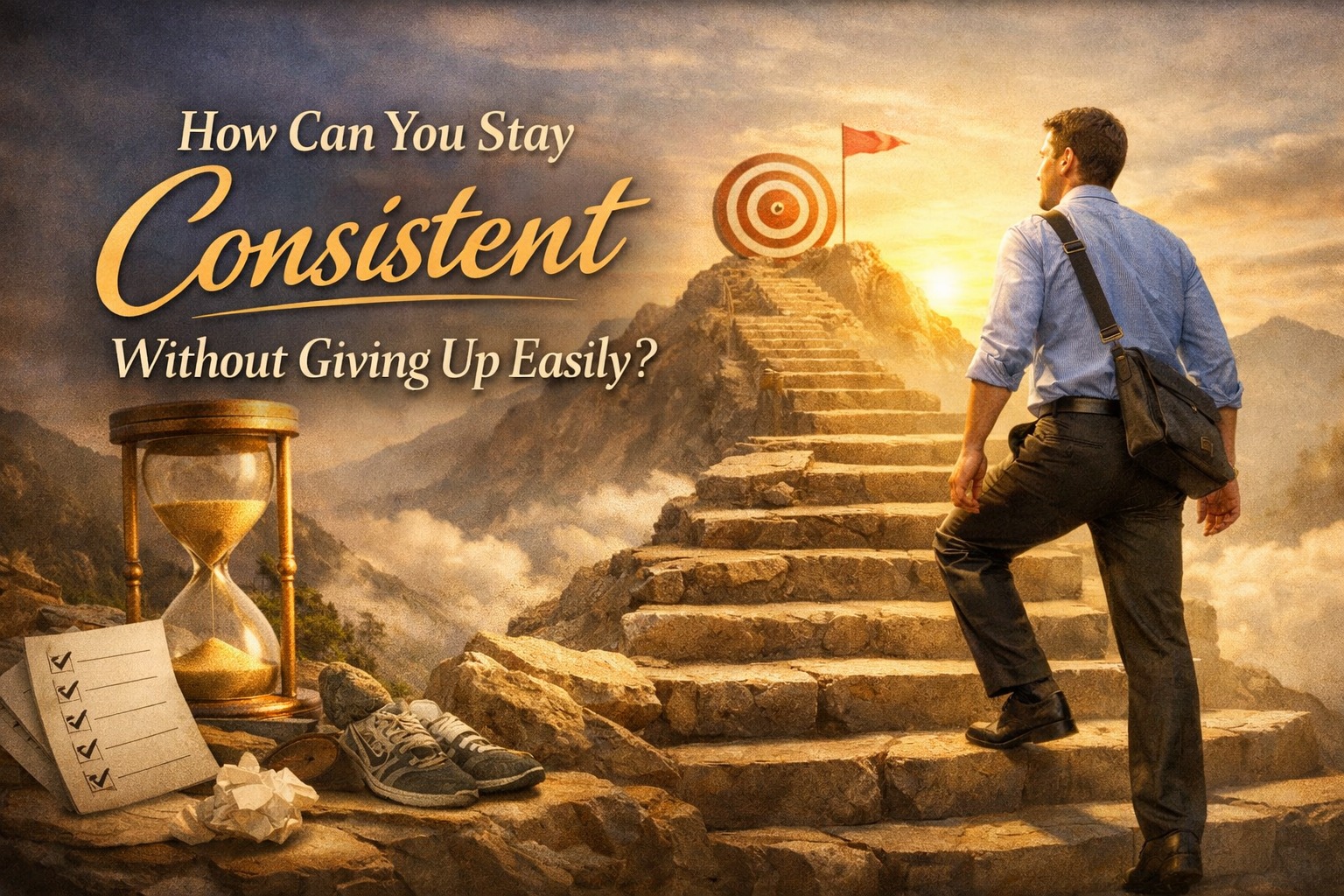 How Can You Stay Consistent Without Giving Up Easily?