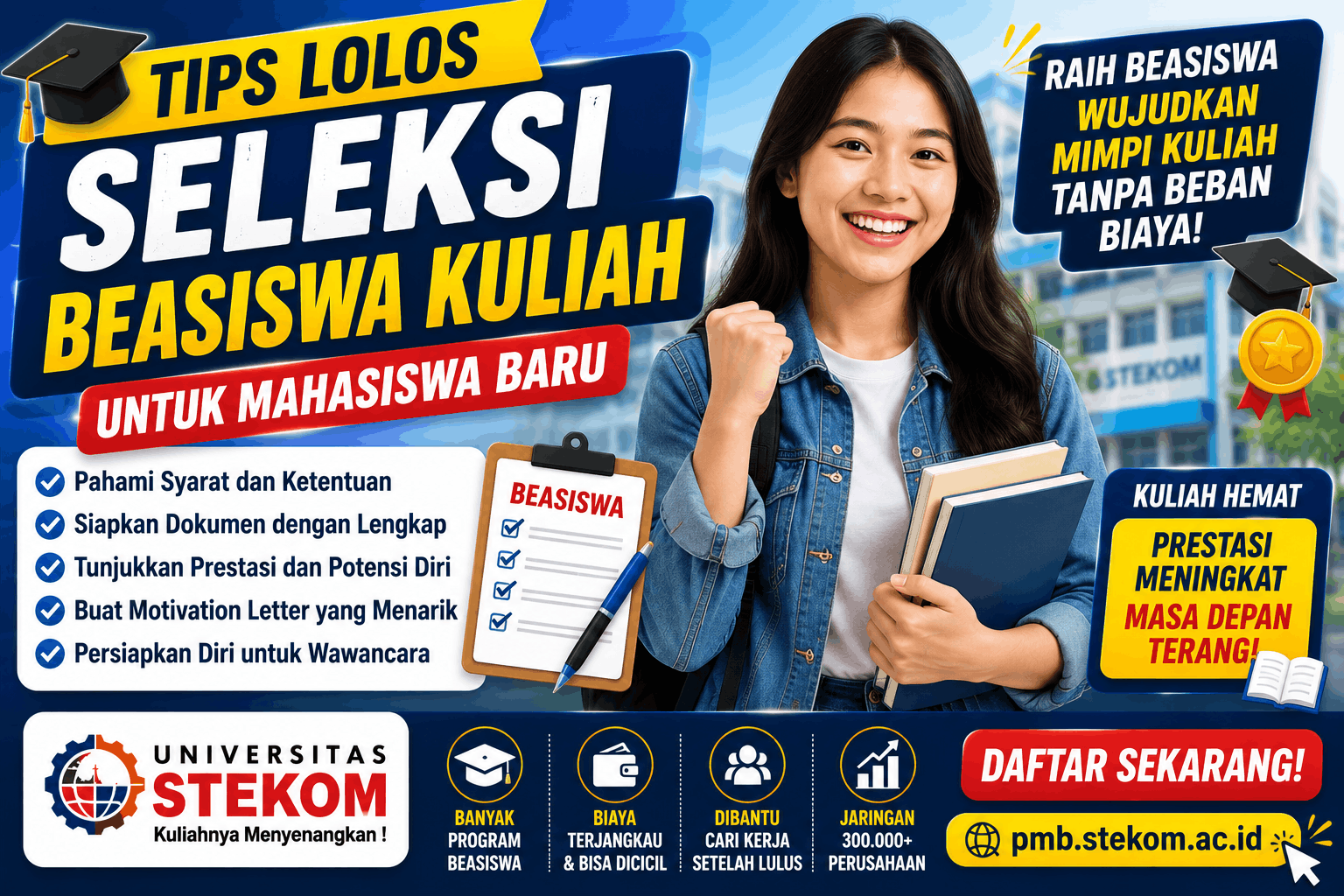 Tips Lolos Seleksi Beasiswa Kuliah untuk Mahasiswa Baru