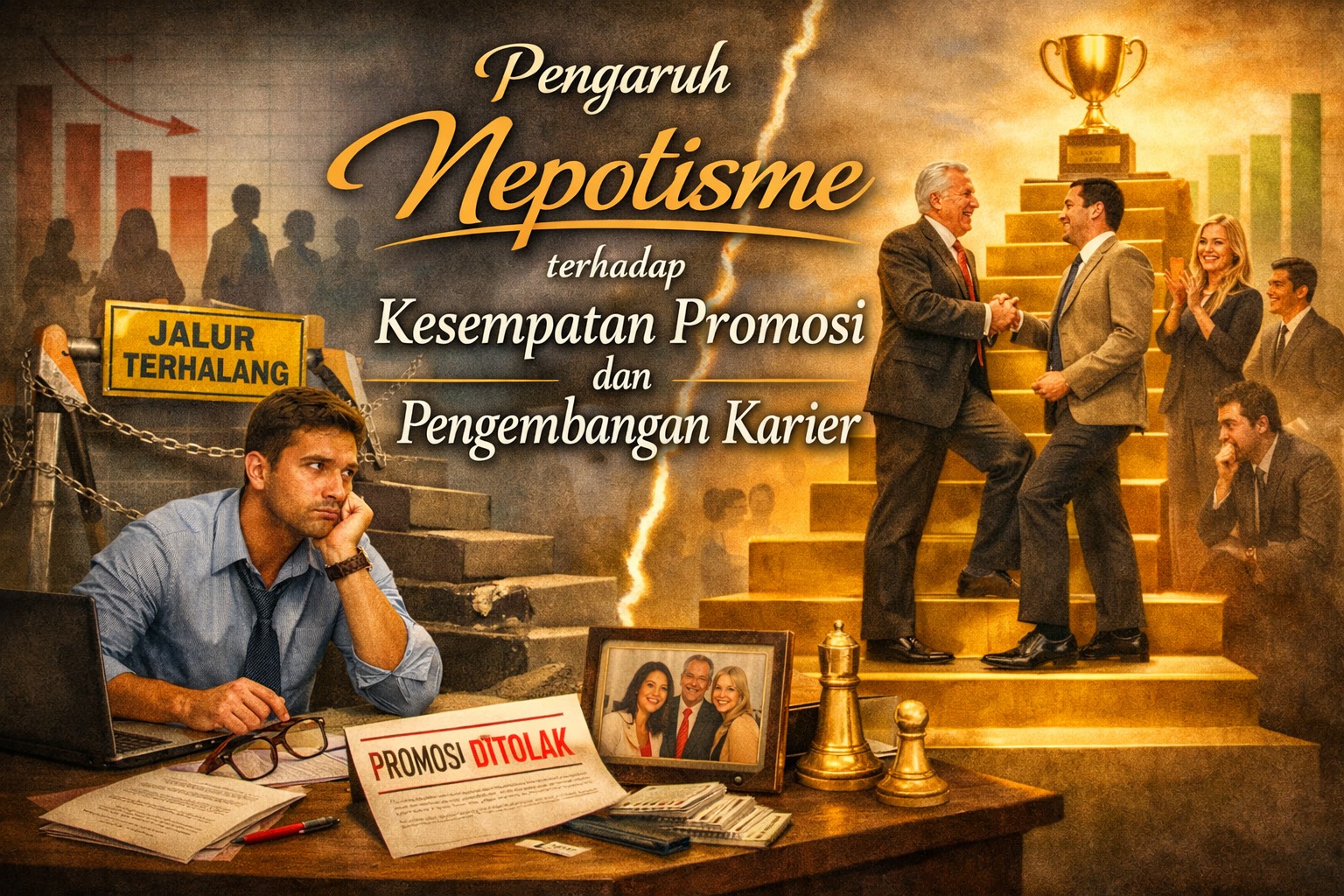 Pengaruh Nepotisme terhadap Kesempatan Promosi dan Pengembangan Karier