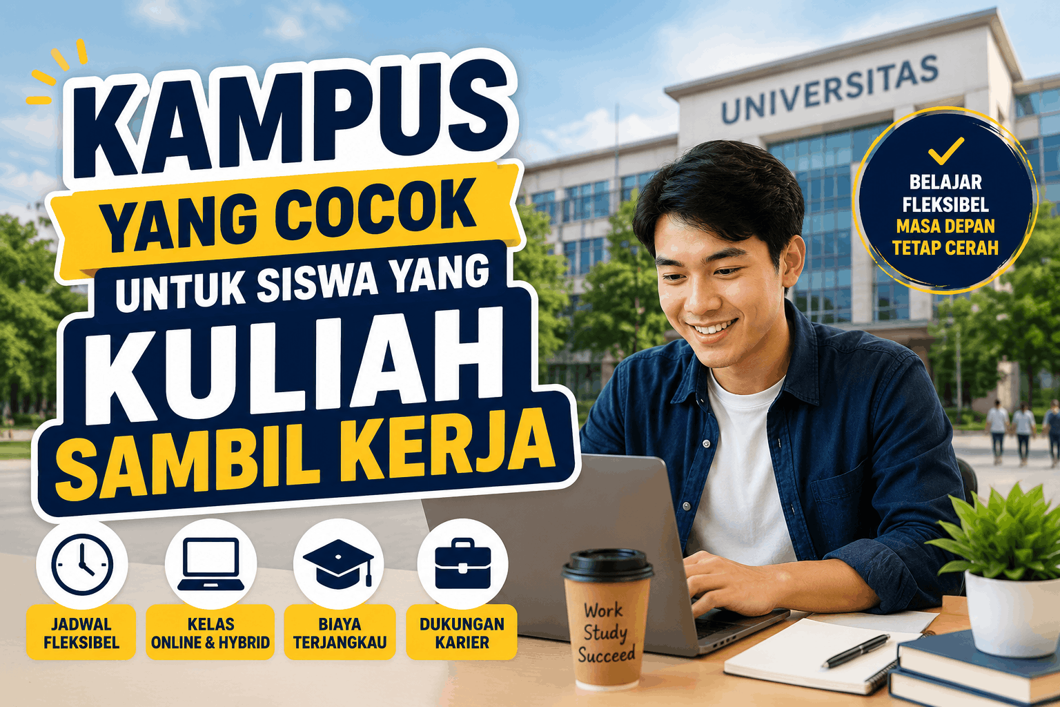 Kampus yang Cocok untuk Siswa yang Kuliah Sambil Kerja